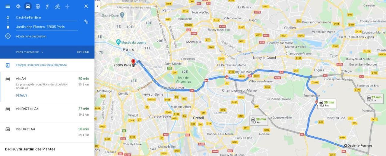 Tres Beau Studio Proche De Disneyland Et De Paris Apartment Ozoir-la-Ferriere Bagian luar foto